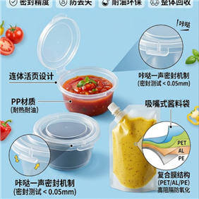 舌尖上的“护航者”：深度解析连体盖酱料杯袋