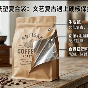 纸塑复合袋：当“文艺复古”遇上“硬核保护”，包装界的混搭天花板
