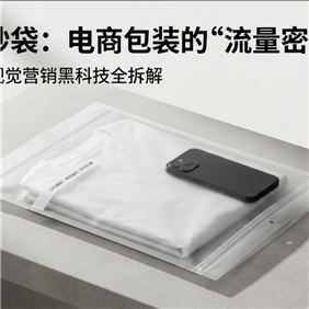 别再用劣质透明袋拉低档次了！深扒“CPE磨砂袋”如何让产品视觉溢价狂飙？