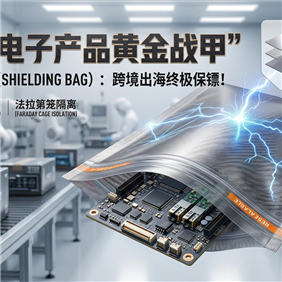一块芯片几千块，包装竟敢“裸奔”？深扒3C跨境出海终极保镖：防静电屏蔽袋（Shielding Bag）的硬核防线！