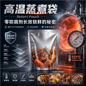 预制菜放半年不坏全靠防腐剂？大错特错！揭秘软包装界“钢铁侠”：高温蒸煮袋（Retort Pouch）的硬核杀菌术！