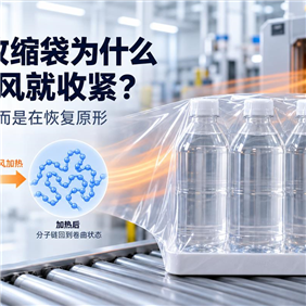 PE热收缩袋为什么一吹热风就抱紧产品？它不是融化，而是在“恢复原形”