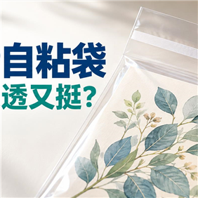 BOPP自粘袋为什么又透又挺？一层透明包装里的材料学