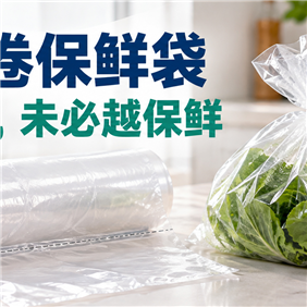 PE连卷保鲜袋：袋口扎得越紧，真的越保鲜吗？