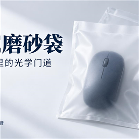CPE磨砂袋的“高级感”从哪来？一层薄膜里的光学门道