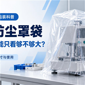 一只袋子盖住一台设备：PE防尘罩袋，为什么不能只看“够不够大”？